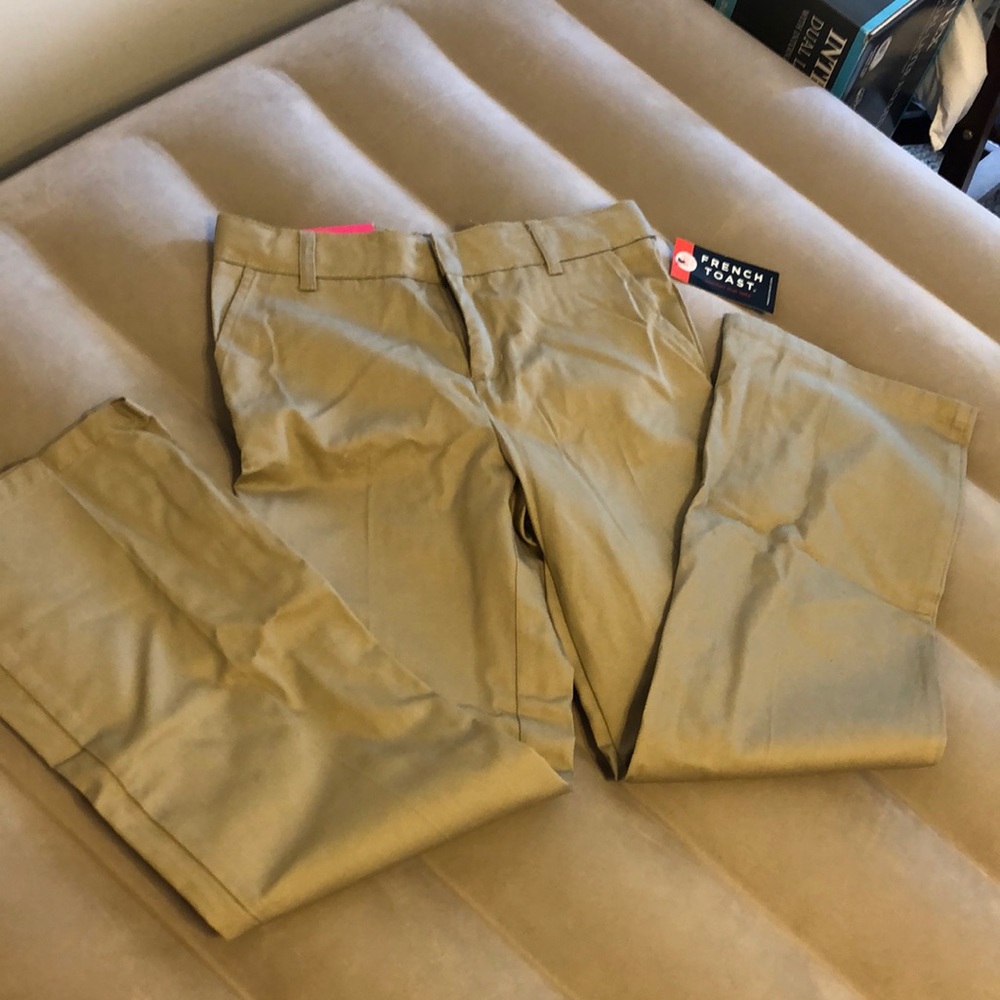 French Toast Bootcut Khaki Pants, Size 14